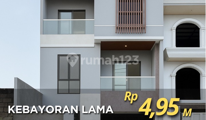 Rumah Baru Desain Modern Minimalis Siap Huni 3 lantai plus rooftop di Kebayoran Lama Rumah Baru Desain Modern Minimalis Siap Huni 3 lantai plus rooftop di Kebayoran Lama
