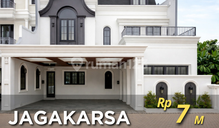 Rumah Baru Dalam Townhouse Siap Huni Desain Modern Classic Bebas Banjir di Cilandak Jagakarsa