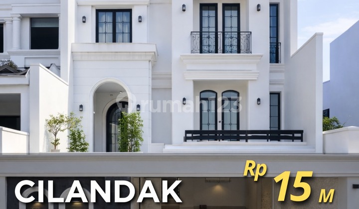 Rumah Brand New Desain Elegan Modern Classic Lokasi Strategis Siap Huni di Cilandak