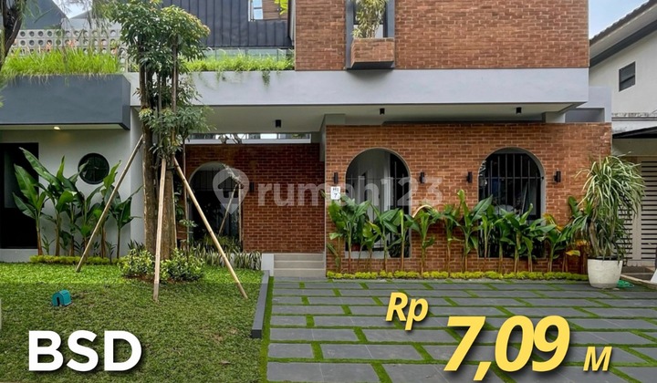 Rumah Brand New Siap Huni Desain Modern Minimalis Kontemporer Layout Plong Lingkungan Tenang di BSD Rumah Brand New Siap Huni Desain Modern Minimalis Kontemporer Layout Plong Lingkungan Tenang di BSD