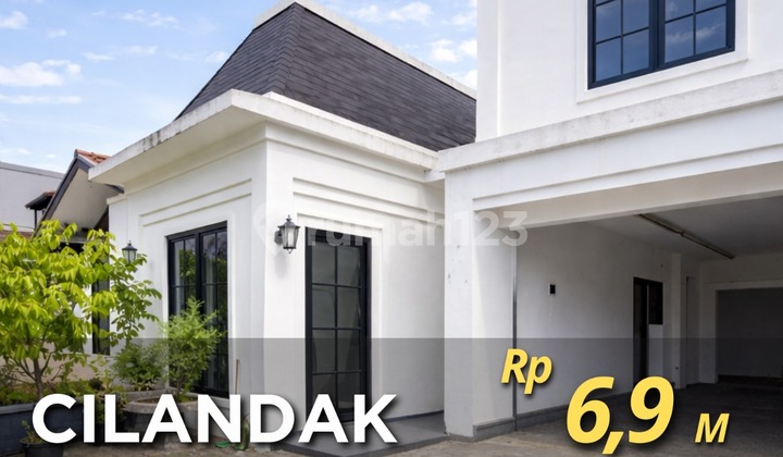 Rumah Bagus Terawat Siap Huni Desain Modern Lokasi Super Strategis Dekat Tol & Stasiun MRT di Cilandak