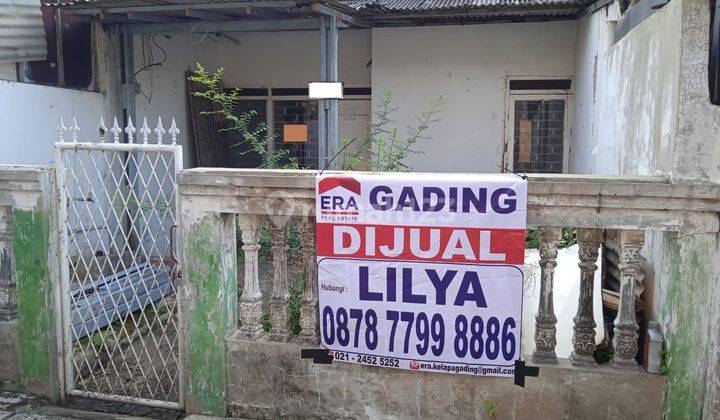 Lc.055 Dijual Cepat Rumah Tua Hitung Tanah di Kelapa Gading 1