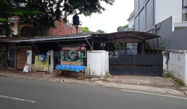 Rumah Lama Cocok Utk Usaha Pinggir Jalan Bangka Raya Jaksel 1