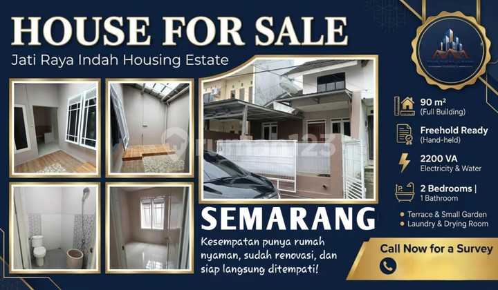 Beautiful Jati Raya Indah House in Banyumanik, Ready to Use 1