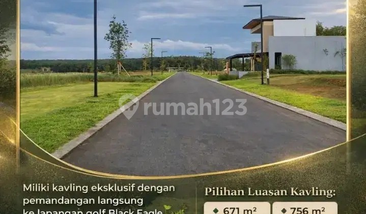 Premium Plot View Golf Black Eagle Bsb City 1