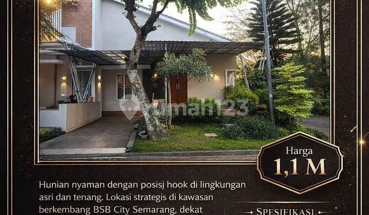 Affordable Hook LT 143M2 Graha Taman Pelangi Bsb City