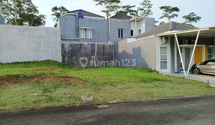 tampak depan kavling siap bangun forest hill