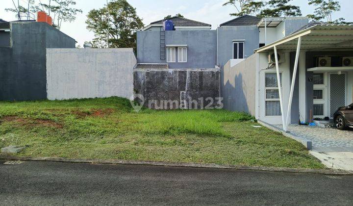 tampak depan kavling siap bangun forest hill