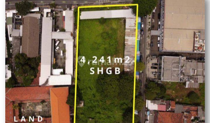 Tanah 4241 M2 Di Senen Raya Jakpus  1