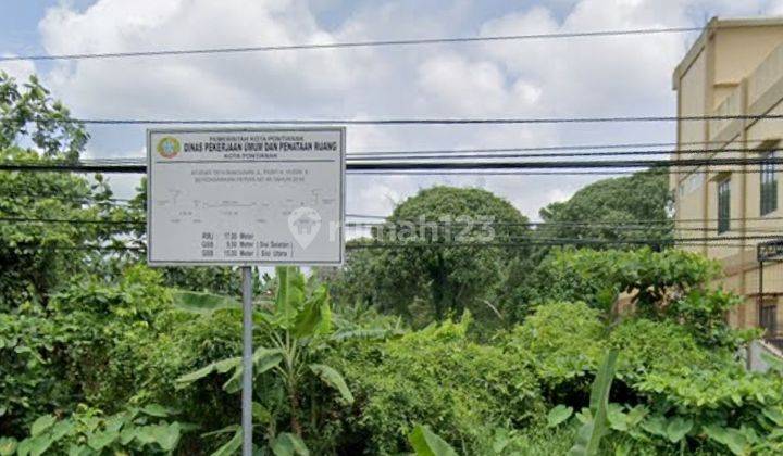 Tanah lokasi Parit H. Husni , jalan raya cocok utk ruko 4