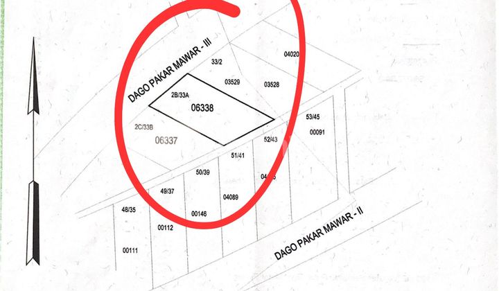 Dijual Jarang Ada Tanah Luasan Kecil Resort Dago Pakar