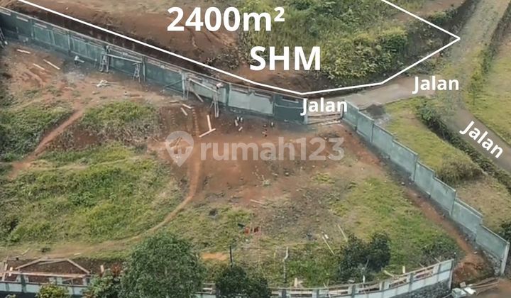 For Sale Land Area 2400m2 SHM, Cisarua, Puncak Bogor