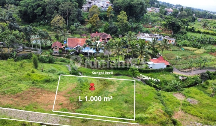 Jual Tanah Luas 1000M² di Cisarua Puncak Bogor