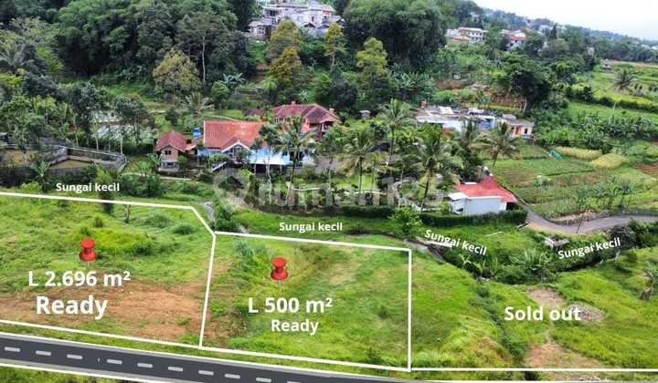 Dijual Tanah Luas 500M² SHM di Cisarua Puncak Bogor