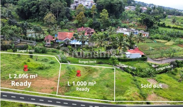 Land for Sale with SHM, Strategic Location in Puncak Cisarua Bogor