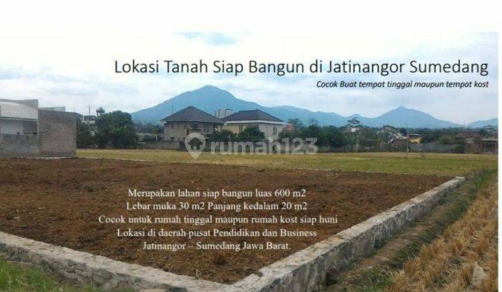 Dijual Tanah Area Cikeruh Jatinangor Sumedang 1