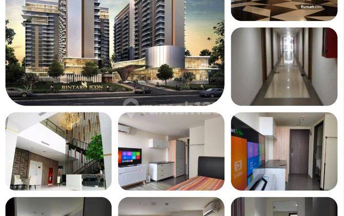 Jual Cepat Apartemen Bintaro Icon, Harga 350 Juta nego , Tipe Studio, Semi Furnished. 9