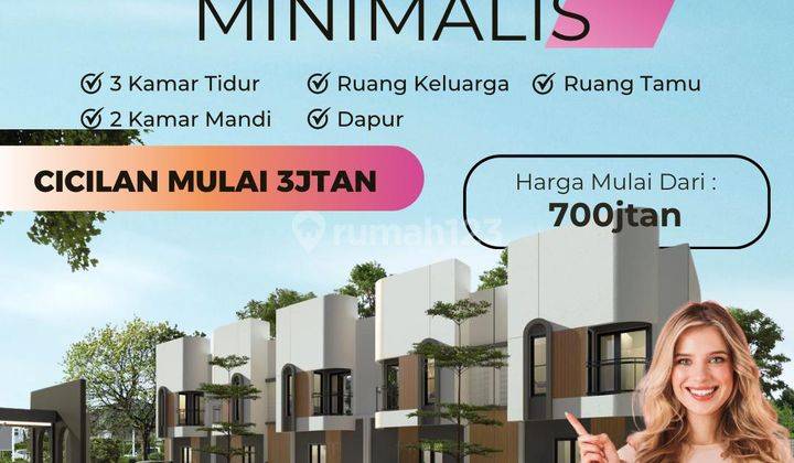 Hunian Exclusive Di Kawasan Strategis Bsd Mulai 3jtaan Perbulan 1