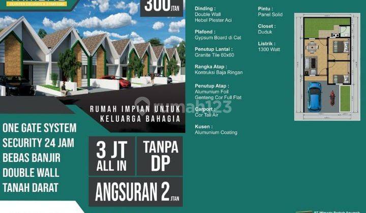 All in 3jt Rumah Murah Lokasi Strategis Deket Tol 5