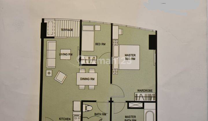 Dijual Appartemen The Peak Residence  Tunjungan Plaza 1