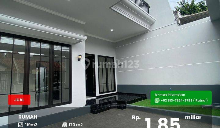 Rumah baru model Amerika klasik di PBI Araya 1