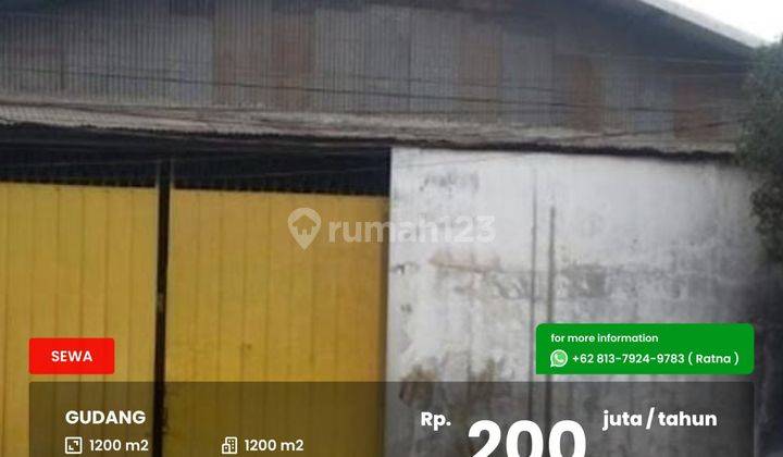 Gudang di poros jalan raya Gadang 1