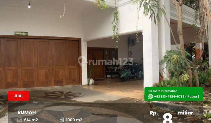 Rumah luas pojok dekat ITN 1