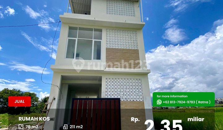 Rumah Kos Baru 3 Lantai Full Furnished Dekat Kampus Itn 2 Dan Umm 1
