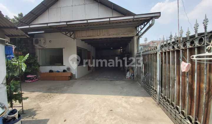 Jual Cepat Tanah Luas 594M2 Ada Bangunan Cocok untuk Gudang di Bungur Senen