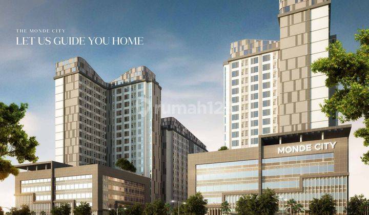 Take Over Murah Apartment Monde City 2Bedroom Tower M6 Lantai 12 2