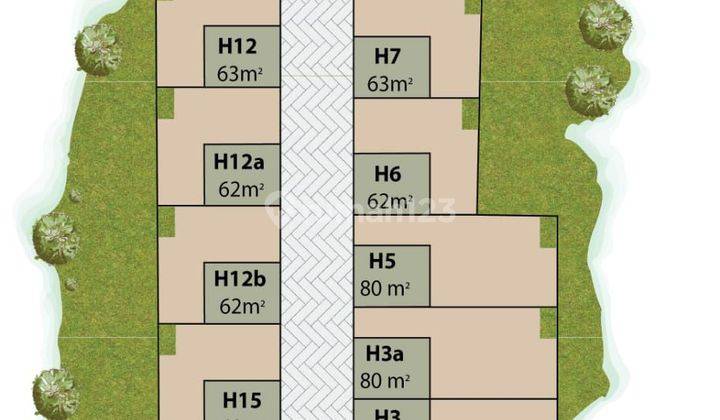 RUMAH 2 LANTAI SCANDINAVIA DALAM CLUSTER DEKAT TOL DESARI 2