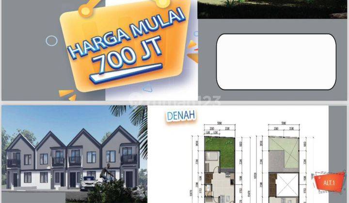 Rumah Cluster Dekat Bintaro Lokasi Di Pamulang Akses 2 Mobil 2