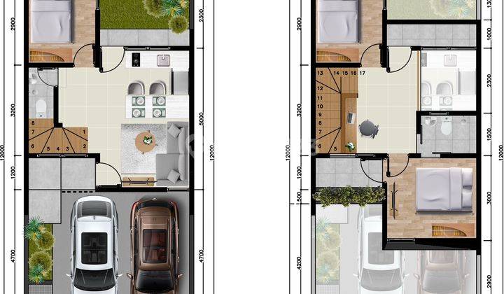 Rumah Cluster Pinggir Jalan Cinangka Dekat Terminal Pondok Cabe 2