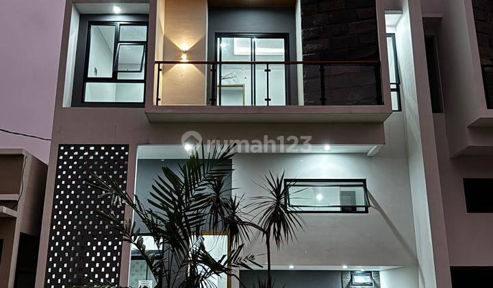 RUMAH 2 LANTAI SCANDINAVIA DALAM CLUSTER DEKAT TOL DESARI 2