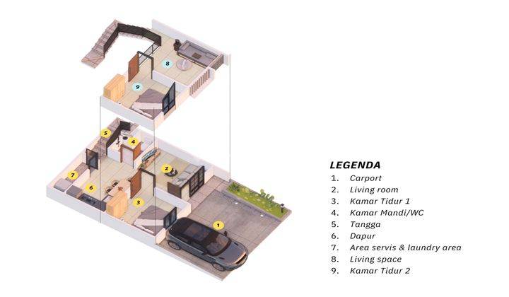 Rumah Cluster 1.5 Lantai Di Pondok Cabe Dekat Kampus Ut Strategis 2