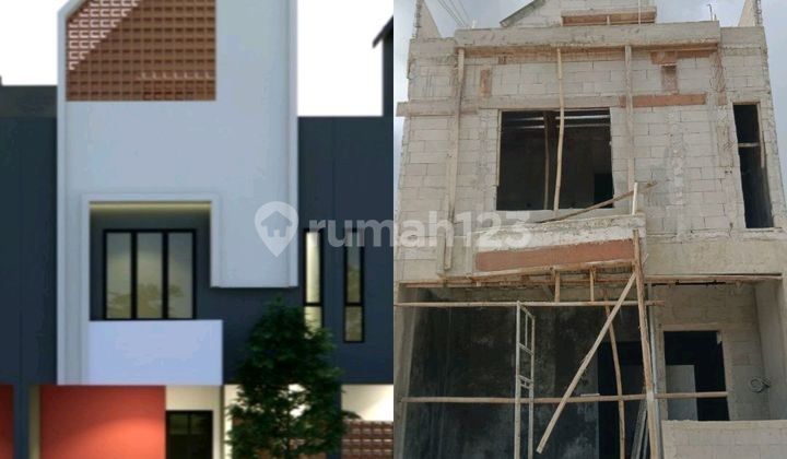 Rumah Pondok Cabe Paling Murah 3 LT Pinggir Jalan Dekat Pintu Tol