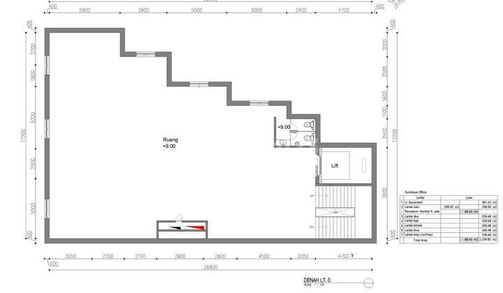 Ruang usaha Basuki Rahmat Surabaya Harga murah (Dav.Ya2987) 1