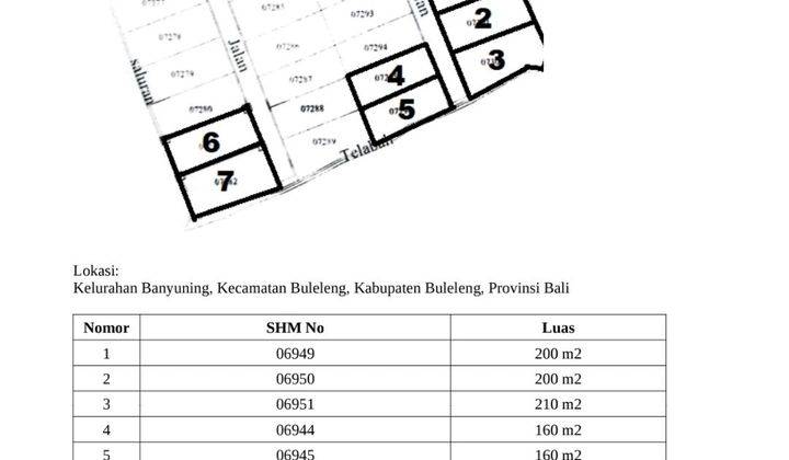 Land in the city of Singaraja only 7 minutes to the beach and 4 minutes to BungKarno Park 1