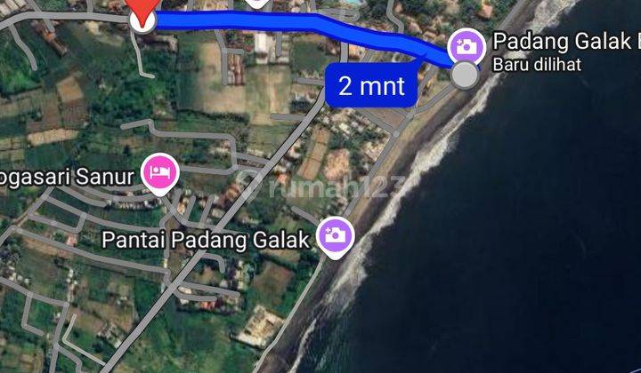 Tanah Di Jalan Utama Pantai Padang Galak Dengan Bonus Bangunan Diatasnya, Segera Di Jual 1