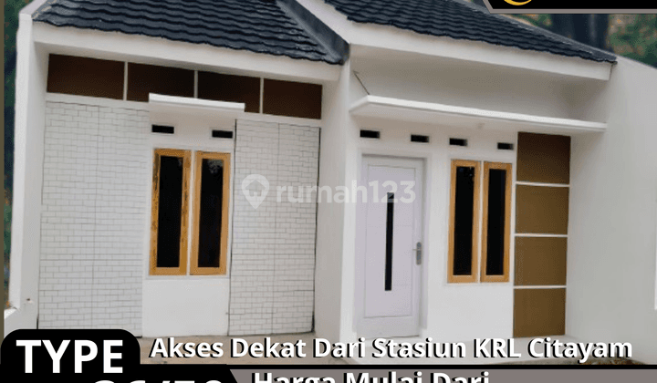 Rumah Murah Mulai 190jutaan Design Minimalis Mewah Dekat Stasiun 1