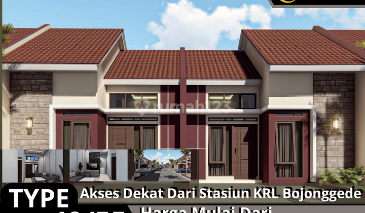 Rumah Mewah 2 Kamar Harga Murah 265jutaan SHM di Citayam 1
