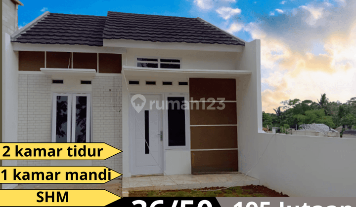 Rumah Berdesign Modern di Lokasi Asri Strategis Dekat Stasiun 1