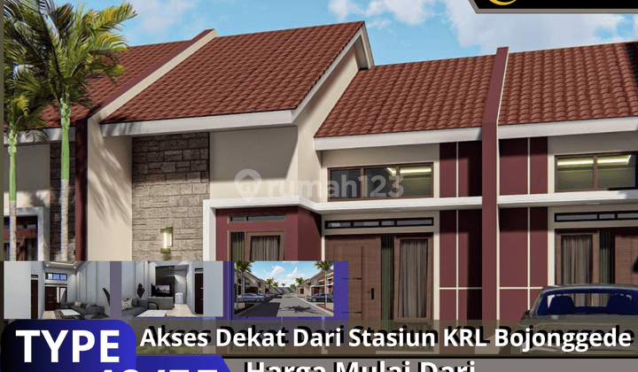 Rumah Murah Bergaya Modern Nanmewah Dekat Jalan Utama Bomang 1