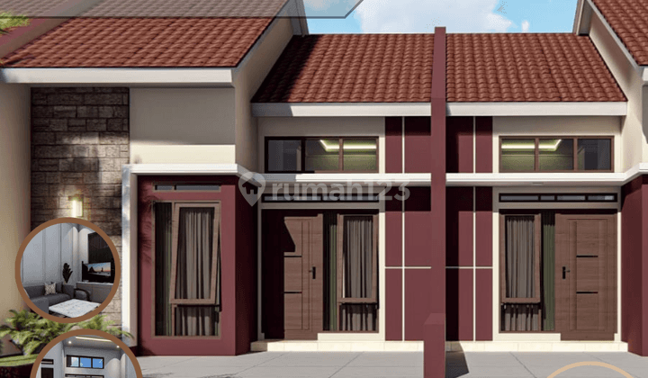 Rumah Baru Mewah Modern Termurah Surat SHM Akses Masuk Mobil  1