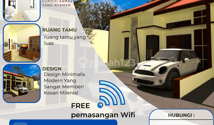 Rumah 2 Kamar di Lokasi Dekat Jalan Utama Harga 200 Jutaan 2