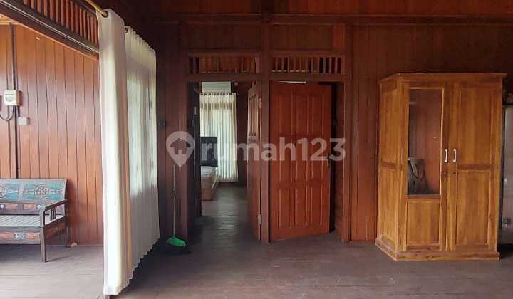 Di Sewakan Rumah Kayu Estetik Full Furnish Halaman Luas Lokasi Strategis Renon 2