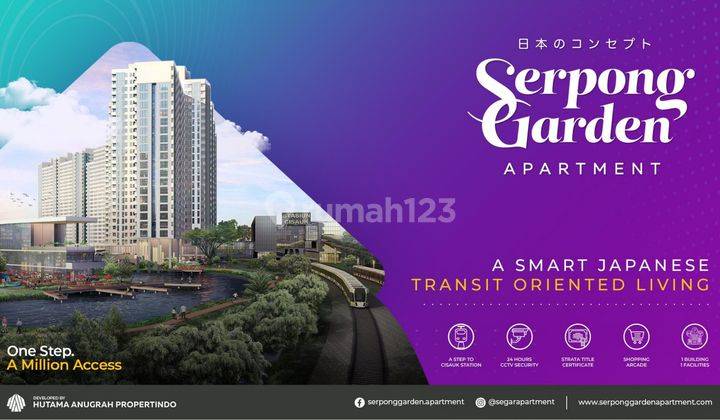 Dijual Apartemen dekat Aeon mall dan stasiun di BSD 1