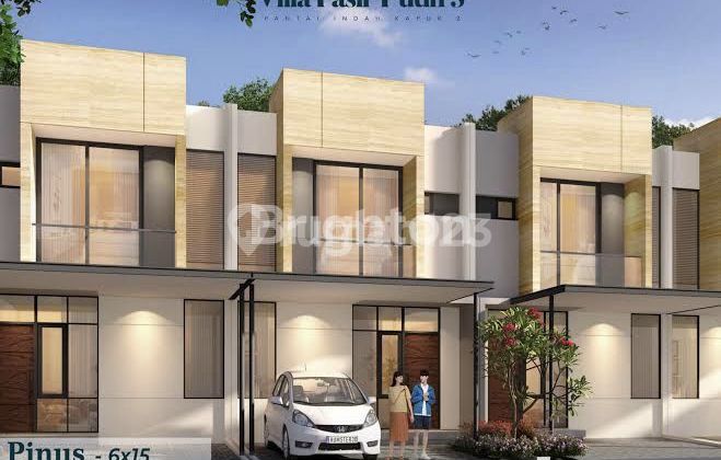 Termurah!! Rumah Brand New Villa Pasir Putih 5 Type Pinus 6x15 m Pasir Putih Residence PIK 2