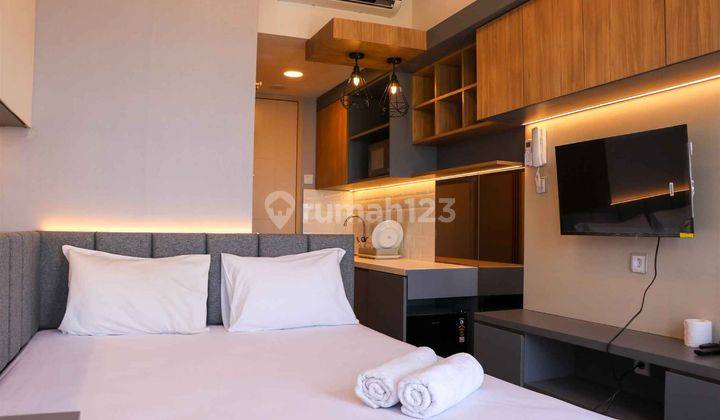 jual cepat tokyo riverside furnished bagus tower e midzone 21m2 1