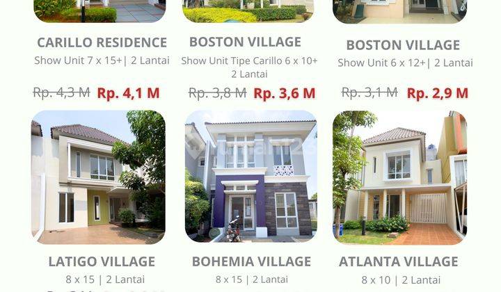 Arcadia Village Rumah Langsung Siap Huni Harga 1M Pas 2